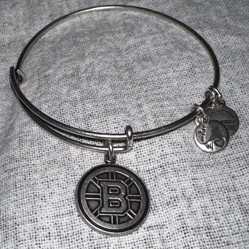 Boston Bruins Silver Alex and Ani Bracelet